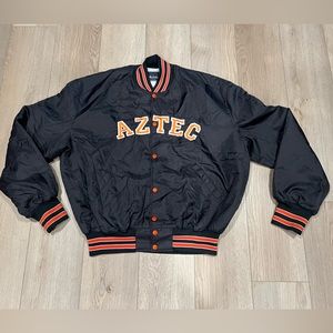 Holloway Embroidered Aztec Varsity Jacket size XXL